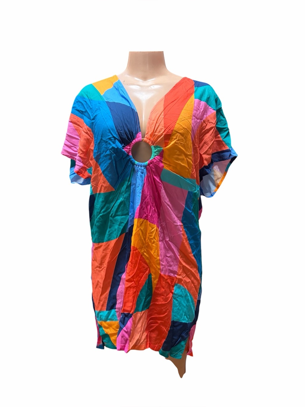 Bleu Rod Beattie Multicolor Ring-Front Tunic
